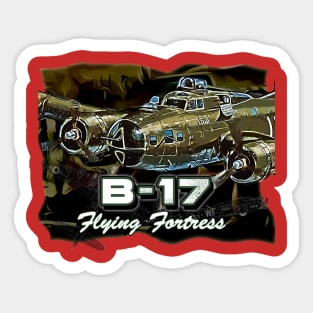 B17 Flying Fortress Sticker